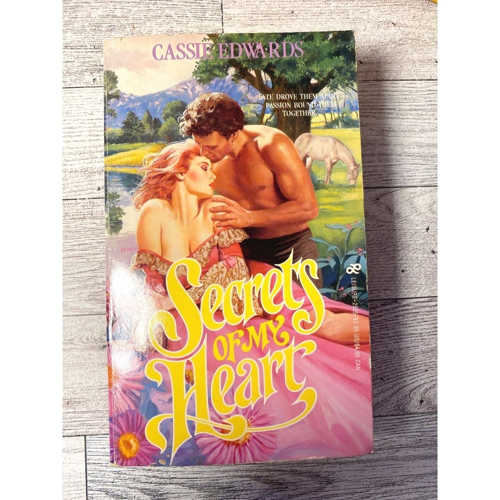 Secrets of My Heart Cassie Edwards 1983 Leisure Vintage Historical Romance PB